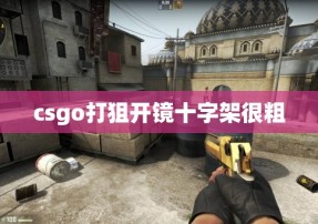 csgo打狙开镜十字架很粗