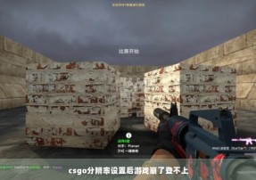 csgo分辨率设置后游戏崩了登不上