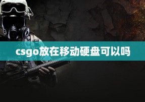 csgo放在移动硬盘可以吗