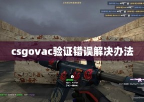 csgovac验证错误解决办法