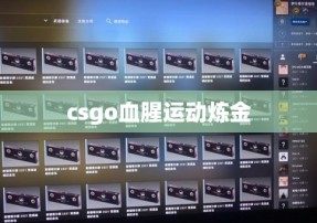 csgo血腥运动炼金