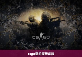 csgo里的顶级皮肤