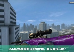 CSGO2练预瞄图该如何使用，有没有技巧呢？