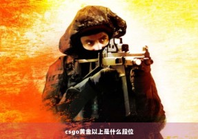 csgo黄金以上是什么段位