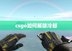 csgo如何解除冷却