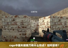 csgo中屠夫蝴蝶刀有什么特点？如何获得？