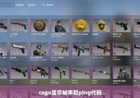 csgo显示帧率和ping代码