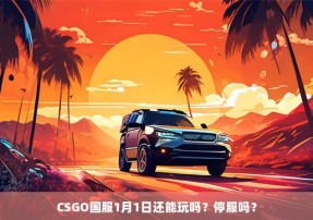 CSGO国服1月1日还能玩吗？停服吗？