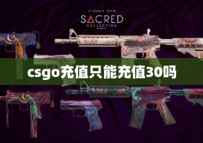 csgo充值只能充值30吗