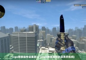 csgo转移操作设置到cs (csgo转移库存必须用手机吗)