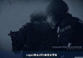 csgo2怎么2打2自定义平台