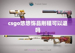 csgo悠悠饰品刚租可以退吗