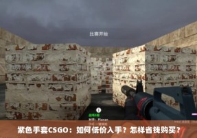 紫色手套CSGO：如何低价入手？怎样省钱购买？