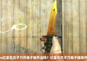 csgo红宝石爪子刀开箱子能开出吗？红宝石爪子刀箱子值得开吗？