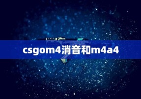 csgom4消音和m4a4