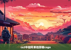 cs2中如何单独卸载csgo