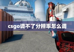 csgo调不了分辨率怎么调