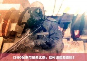 CSGO帧率与屏幕比例：如何调整和影响？