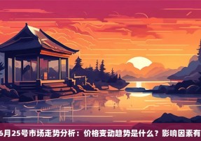 csgo6月25号市场走势分析：价格变动趋势是什么？影响因素有哪些？