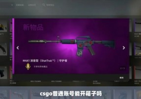 csgo普通账号能开箱子吗