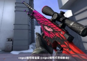 csgo2如何得宝箱 (csgo2如何打开控制台)