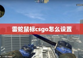 雷蛇鼠标csgo怎么设置