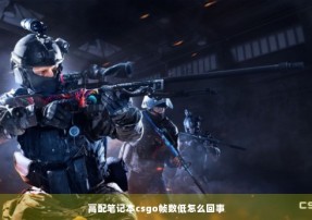 高配笔记本csgo帧数低怎么回事