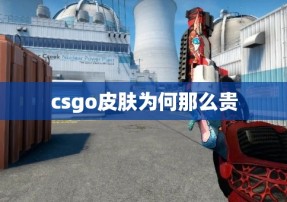 csgo皮肤为何那么贵