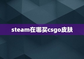 steam在哪买csgo皮肤