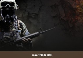 csgo 分辨率 掉帧