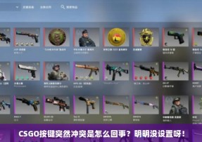 CSGO按键突然冲突是怎么回事？明明没设置呀！