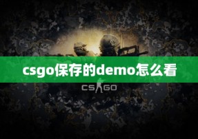 csgo保存的demo怎么看