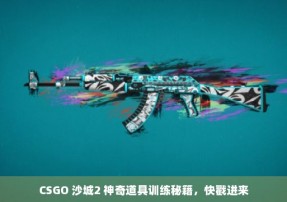 CSGO 沙城2 神奇道具训练秘籍，快戳进来