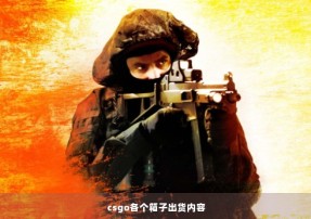 csgo各个箱子出货内容