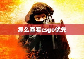 怎么查看csgo优先