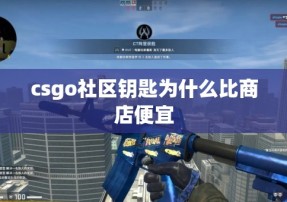 csgo社区钥匙为什么比商店便宜