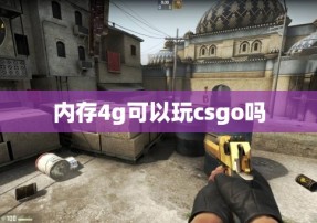 内存4g可以玩csgo吗