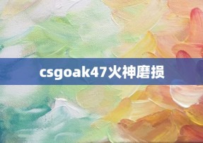 csgoak47火神磨损