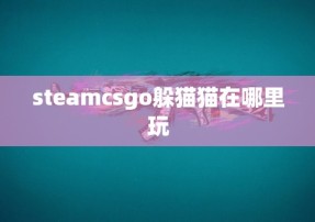 steamcsgo躲猫猫在哪里玩