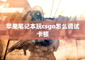 苹果笔记本玩csgo怎么调试卡顿