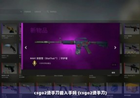 csgo2烫手刀能入手吗 (csgo2烫手刀)