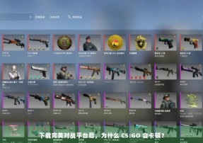 下载完美对战平台后，为什么 CS:GO 会卡顿？