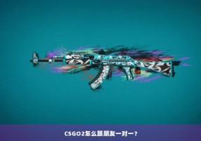 CSGO2怎么跟朋友一对一？