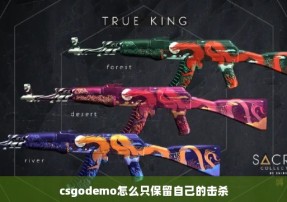 csgodemo怎么只保留自己的击杀