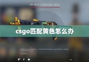 csgo匹配黄色怎么办