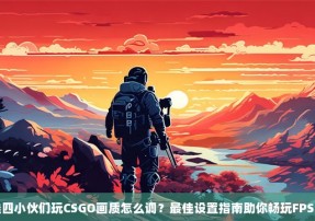 天选四小伙们玩CSGO画质怎么调？最佳设置指南助你畅玩FPS大作