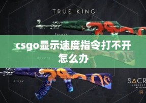 csgo显示速度指令打不开怎么办