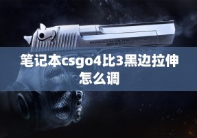 笔记本csgo4比3黑边拉伸怎么调