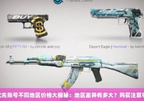 CSGO优先账号不同地区价格大揭秘：地区差异有多大？购买注意事项有哪些？