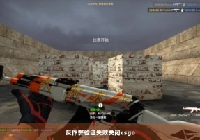 反作弊验证失败关闭csgo